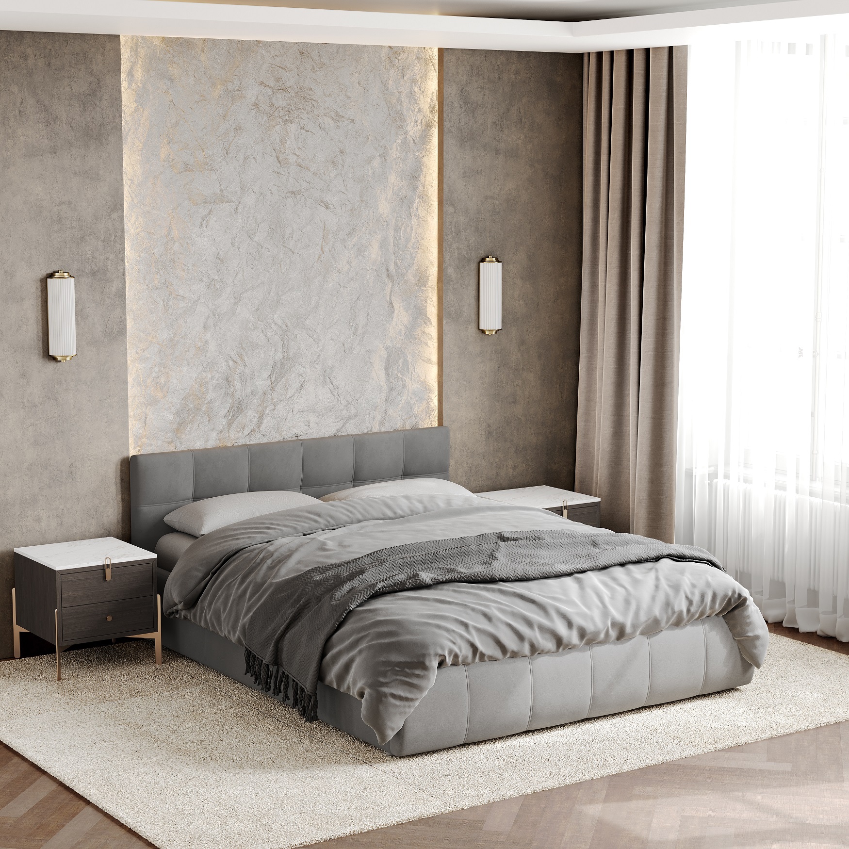 Кровать двуспальная Венера-1